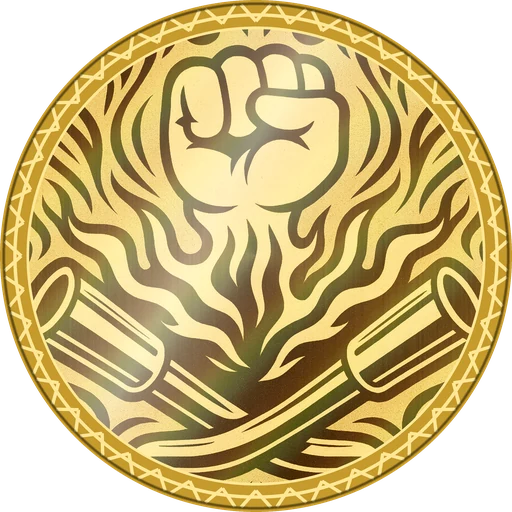 POG #1, Finish Line Fist, a 24K Genesis pog from the Speed series