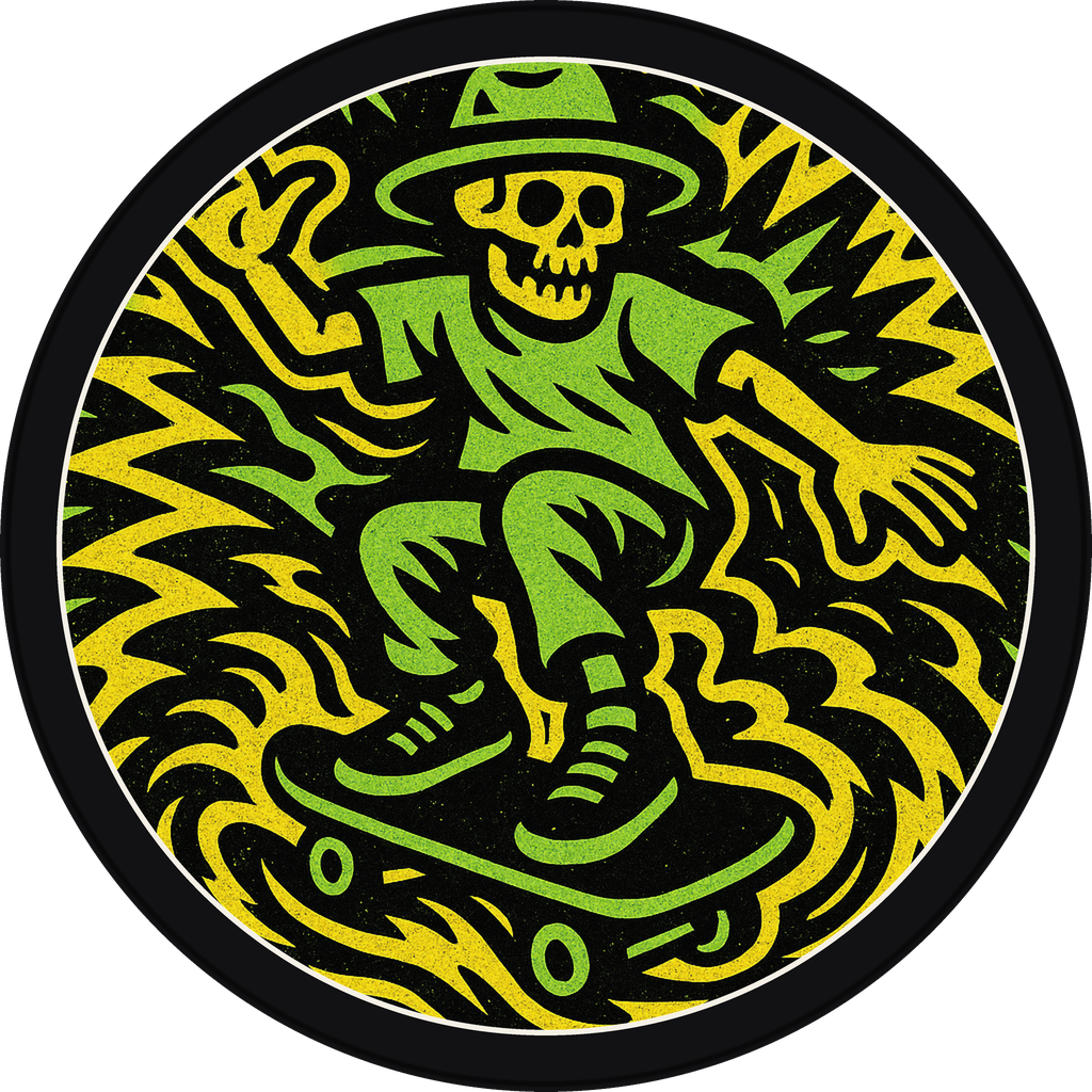 POG #101, Nose Slide Nomad, a Matte pog from the Skate series