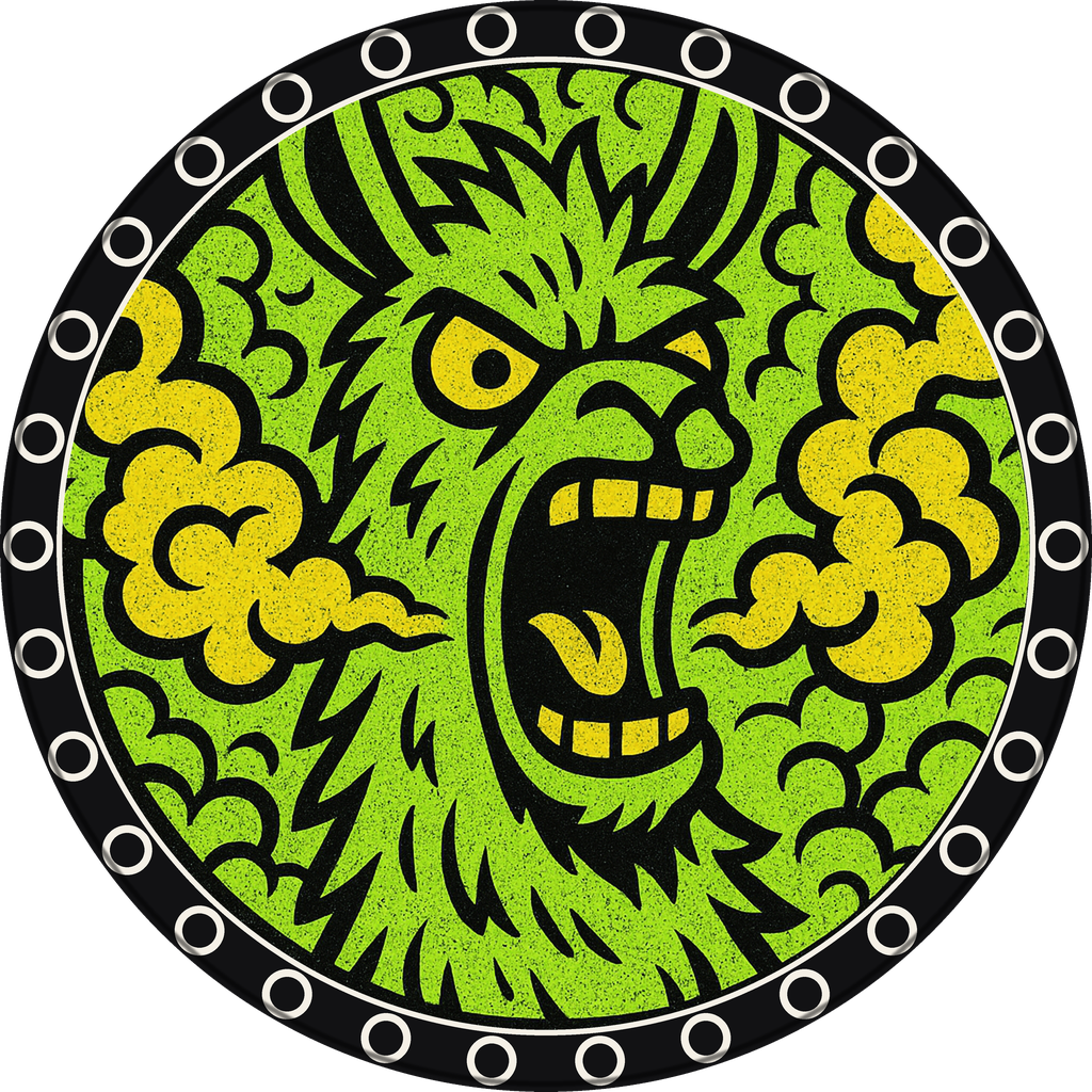 POG #106, Loud Llama, a Matte pog from the Critter series