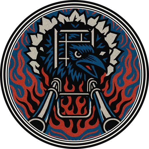 POG #110, Roll Cage Raven, a Matte pog from the Speed series
