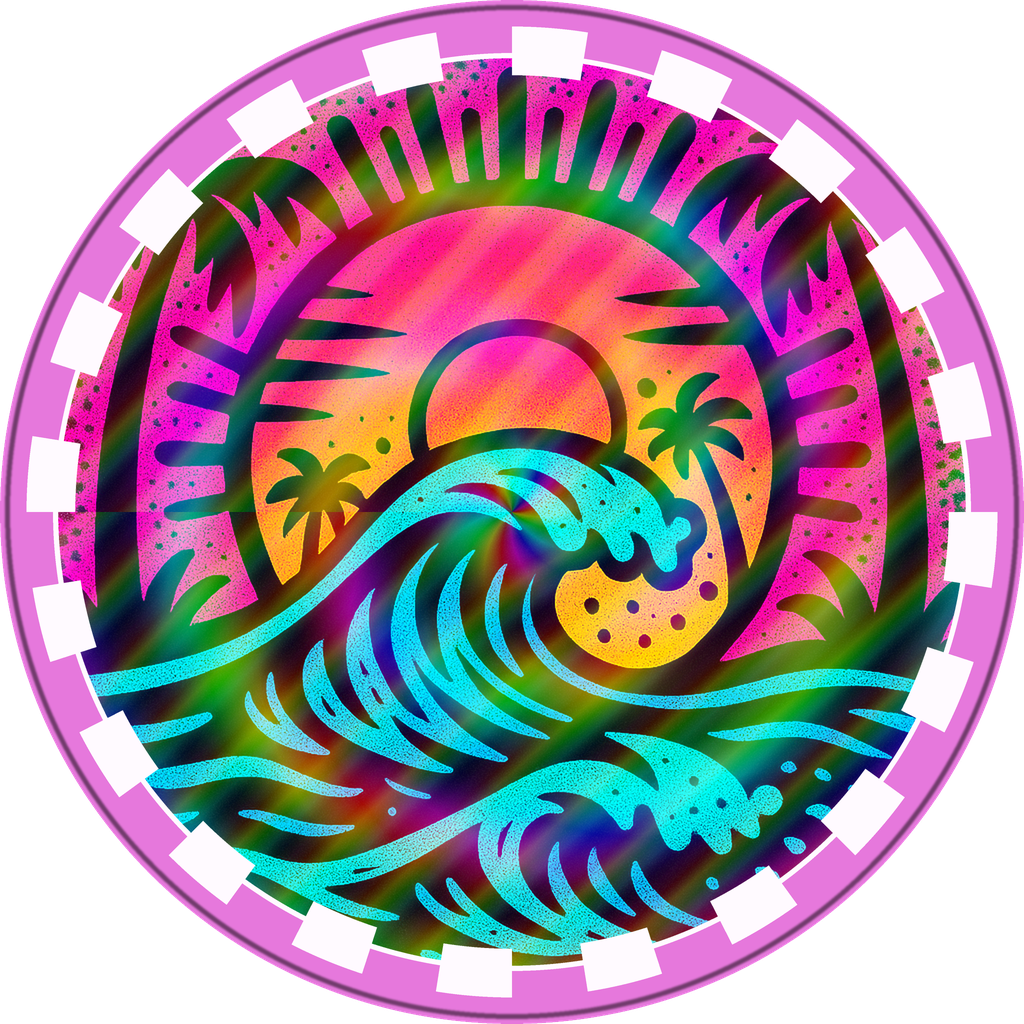 POG #123, Salt Spray Sun, a Prism pog from the Surf series