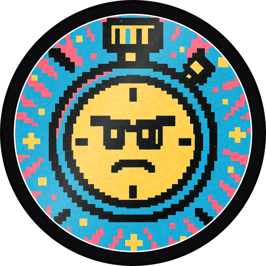 POG #128, Continue Timer, a Gloss pog from the Arcade series