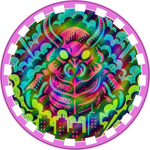 POG #135, Magma Beetle, a Prism pog from the Kaiju series
