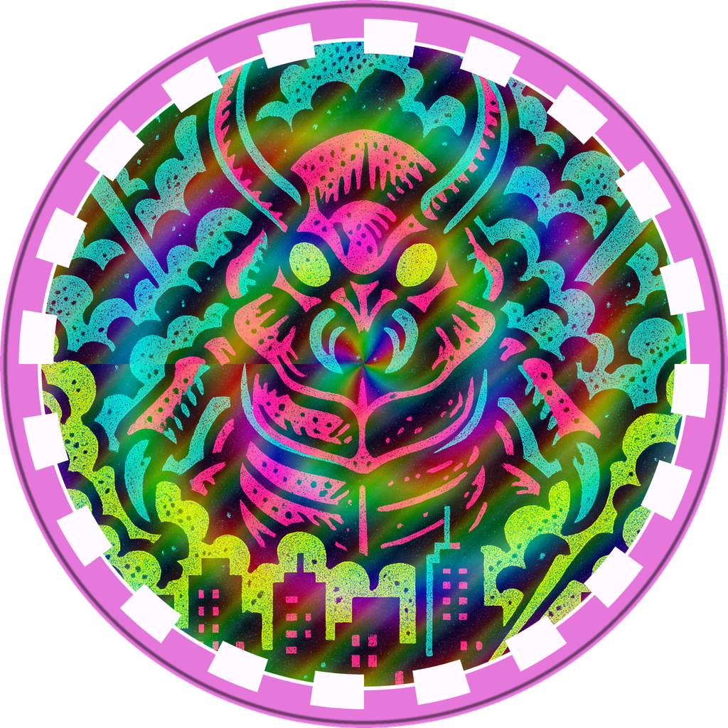 POG #135, Magma Beetle, a Prism pog from the Kaiju series
