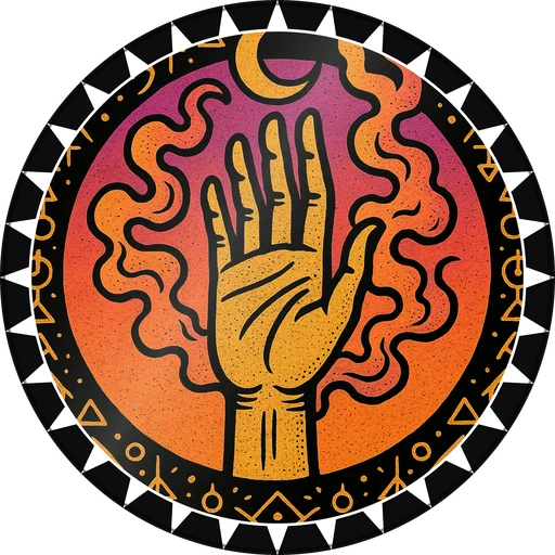 POG #145, Tarot Hand, a Gloss pog from the Mystic series