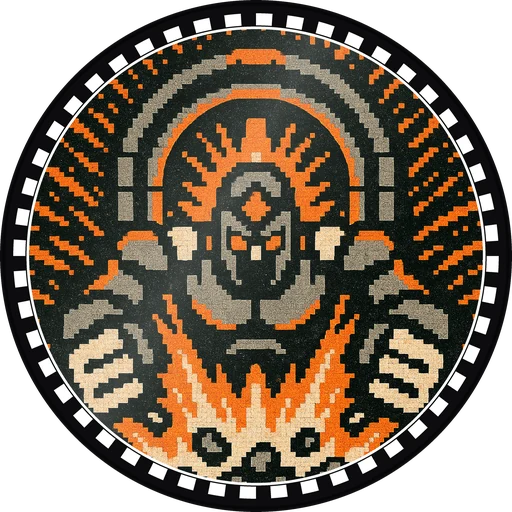 POG #154, Final Stage Gate, a Gloss pog from the Arcade series
