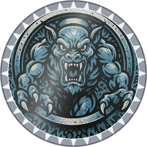 POG #159, Bearing Beast, a Foil pog from the Skate series