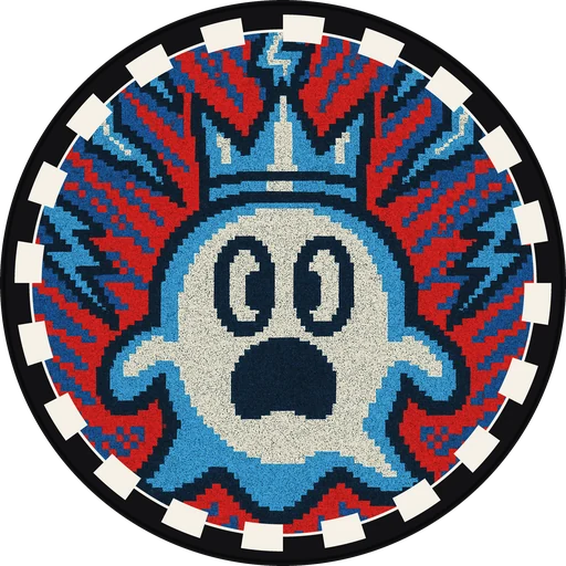 POG #160, Ghost Sprite, a Matte pog from the Arcade series