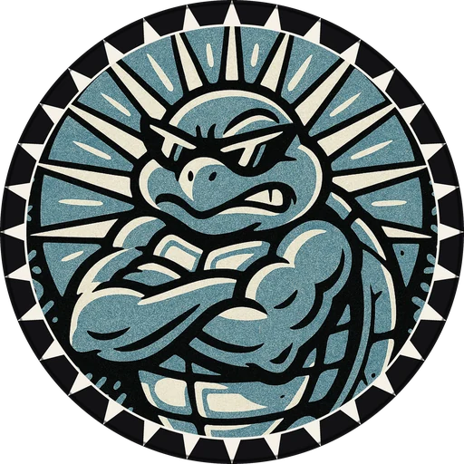 POG #188, Tough Turtle, a Matte pog from the Critter series