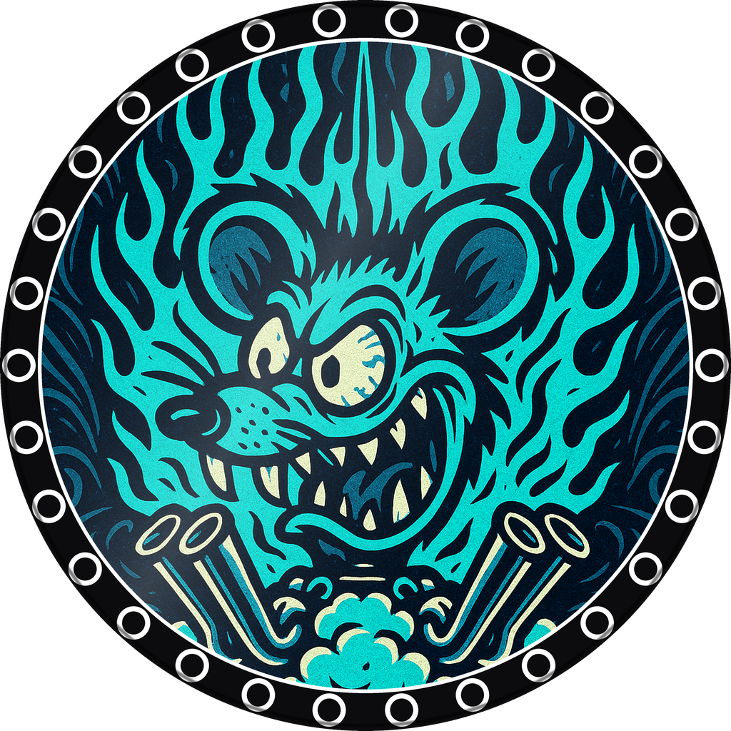 POG #191, Redline Rat, a Gloss pog from the Speed series