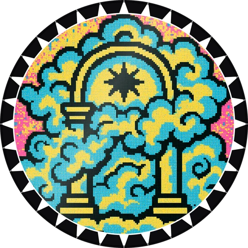 POG #193, Final Stage Gate, a Gloss pog from the Arcade series