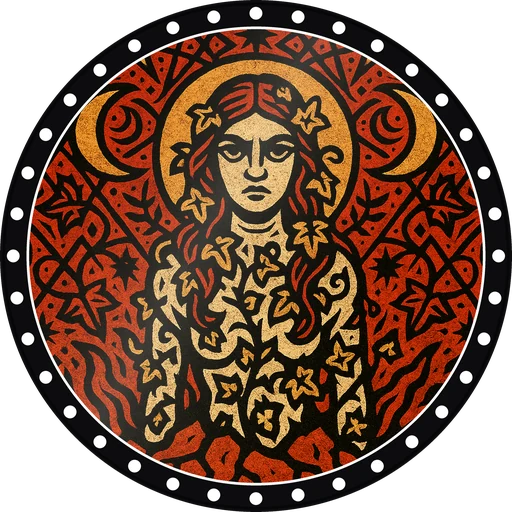 POG #202, Ivy Idol, a Gloss pog from the Mystic series
