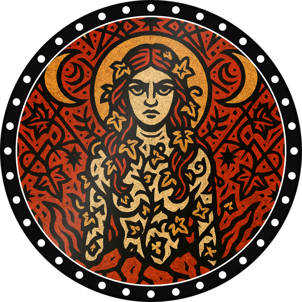 POG #202, Ivy Idol, a Gloss pog from the Mystic series