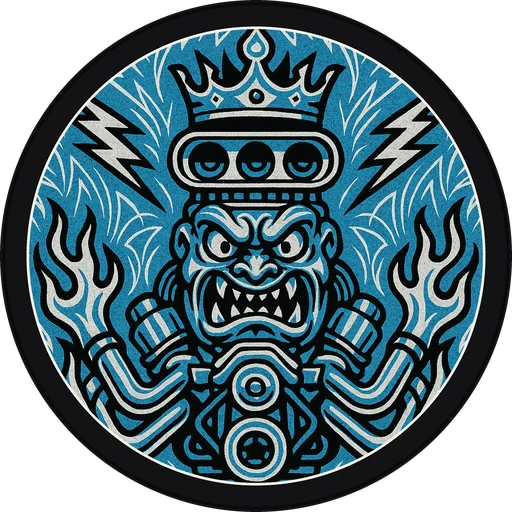 POG #203, Blower Beast, a Matte pog from the Speed series