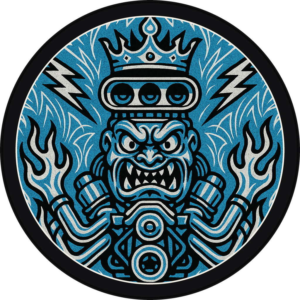 POG #203, Blower Beast, a Matte pog from the Speed series