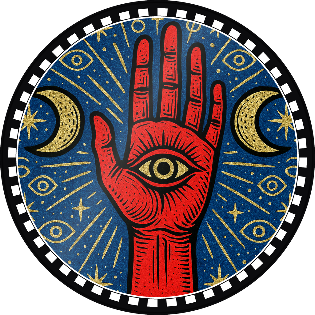 POG #21, Tarot Hand, a Gloss pog from the Mystic series