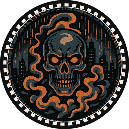 POG #212, Ghost Protocol, a Matte pog from the Cyber series
