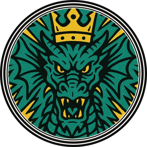 POG #225, Deck Dragon, a Matte pog from the Skate series