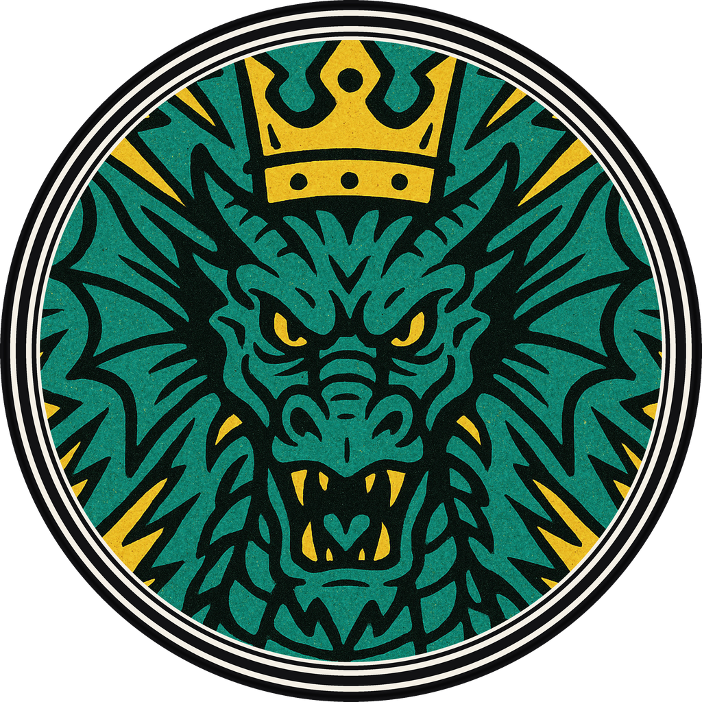 POG #225, Deck Dragon, a Matte pog from the Skate series