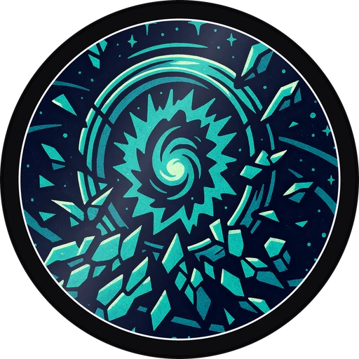 POG #243, Warp Gate, a Gloss pog from the Cosmic series