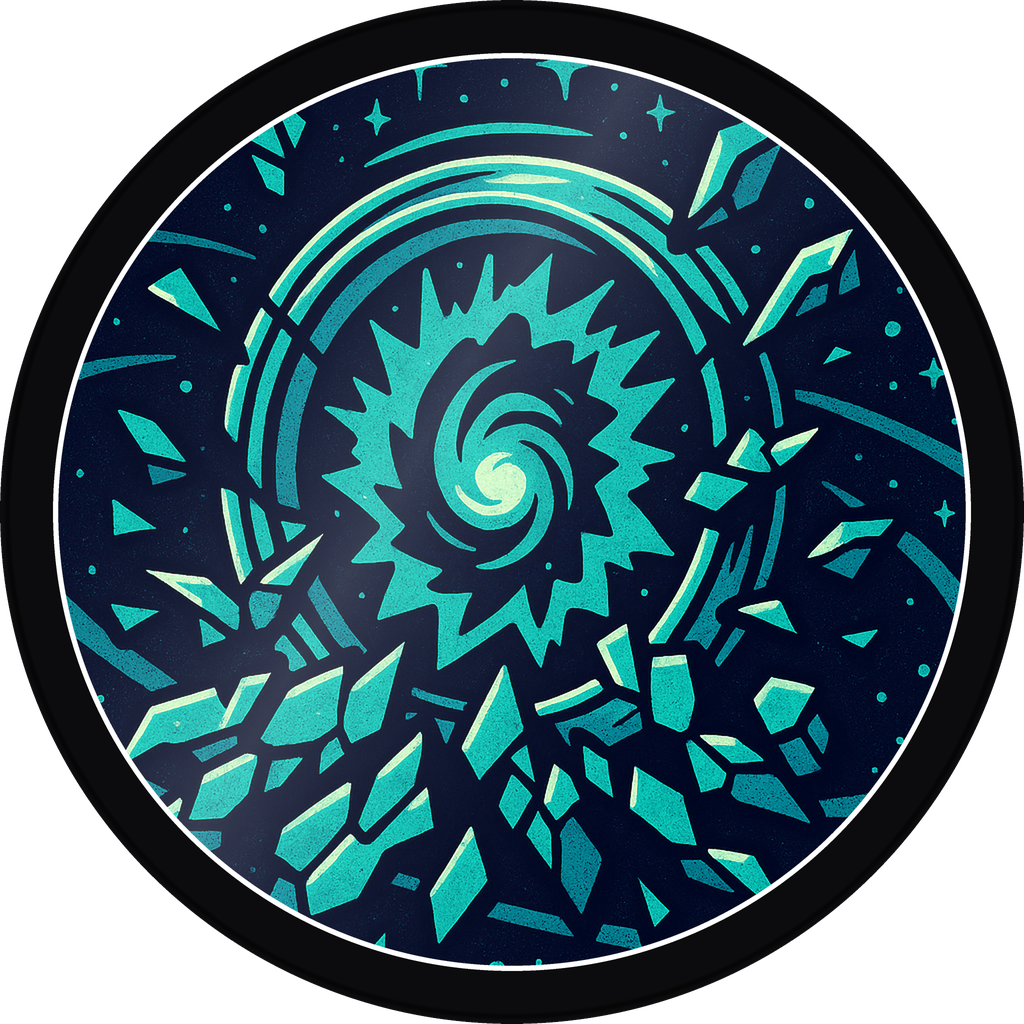 POG #243, Warp Gate, a Gloss pog from the Cosmic series
