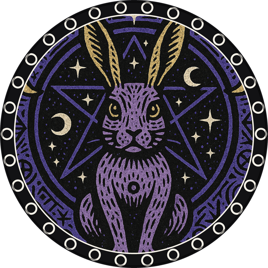 POG #263, Ritual Rabbit, a Matte pog from the Mystic series