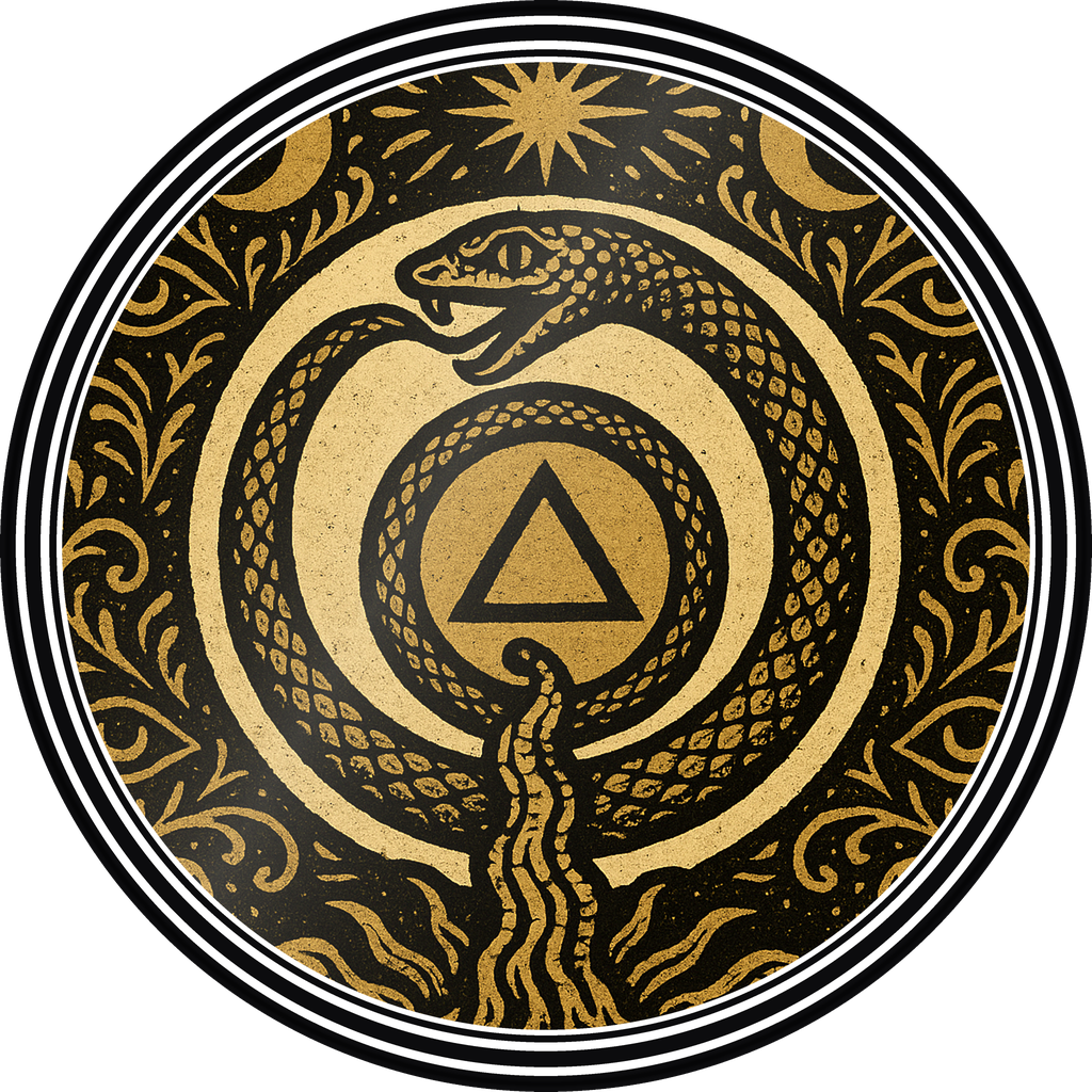 POG #274, Serpent Circle, a Gloss pog from the Mystic series
