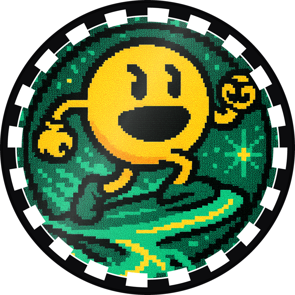 POG #292, Power Pellet, a Gloss pog from the Arcade series
