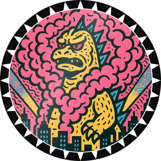 POG #294, Harbor Horror, a Gloss pog from the Kaiju series