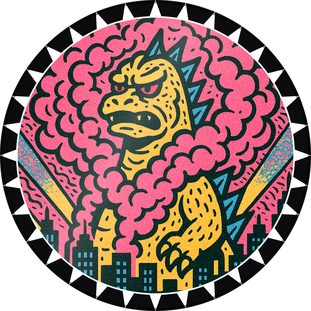 POG #294, Harbor Horror, a Gloss pog from the Kaiju series