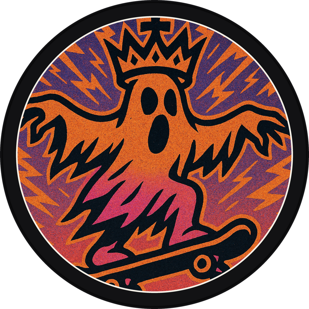 POG #299, Grind Ghost, a Matte pog from the Skate series