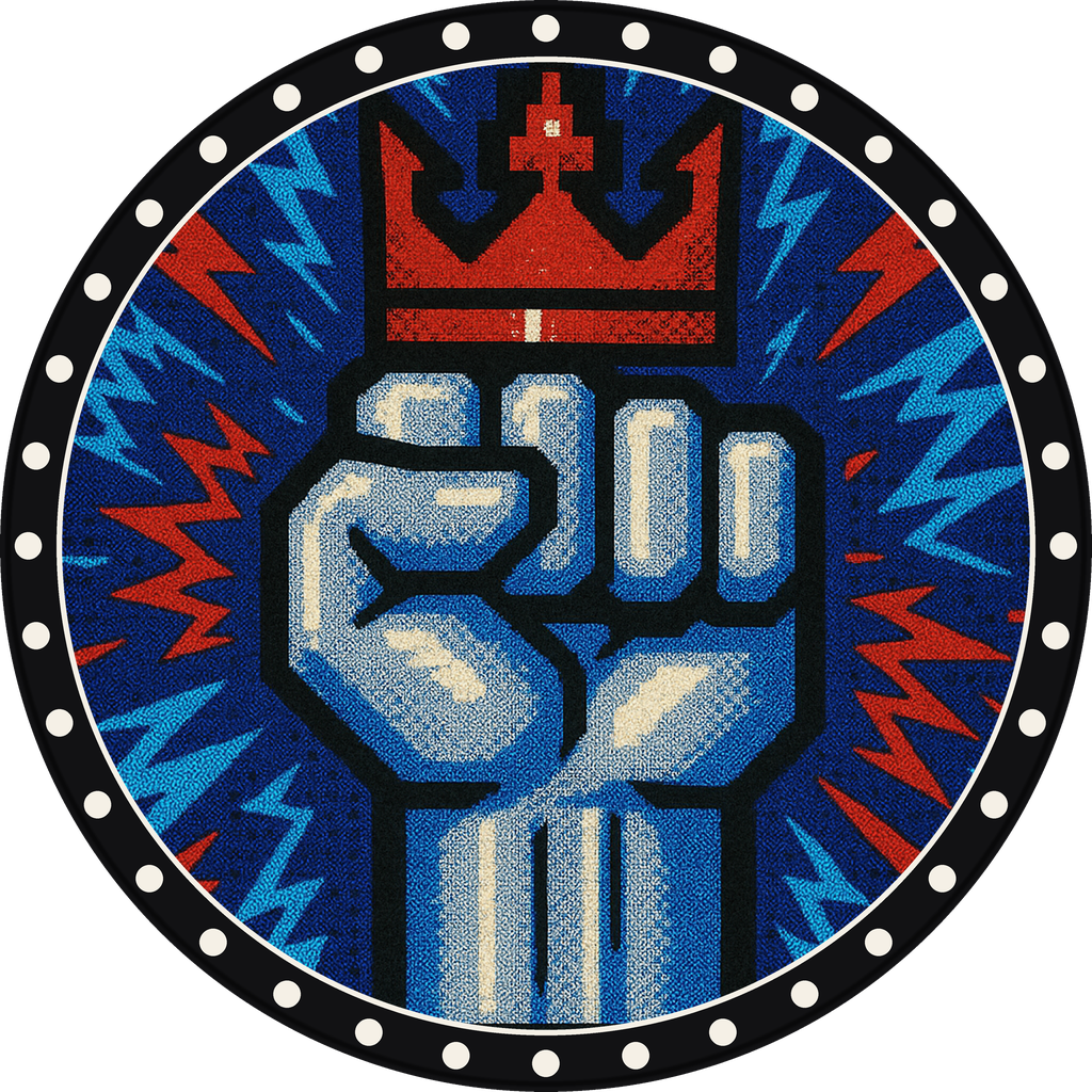 POG #31, Combo Fist, a Matte pog from the Arcade series