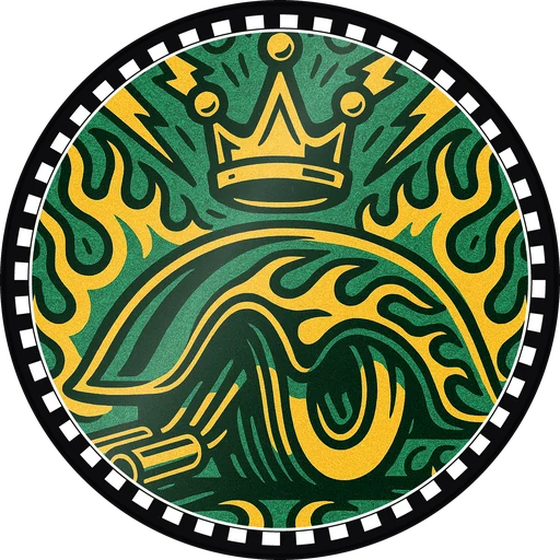 POG #311, Flame Fender, a Gloss pog from the Speed series