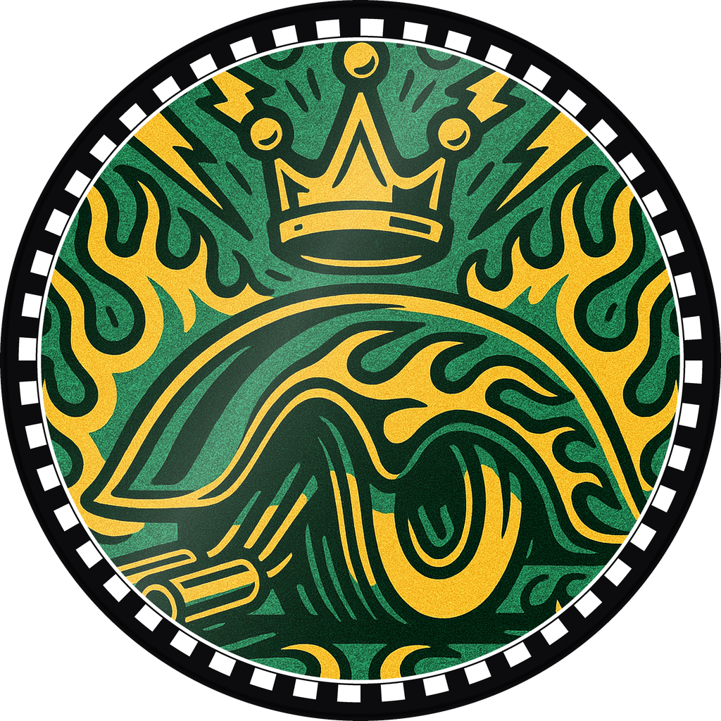 POG #311, Flame Fender, a Gloss pog from the Speed series