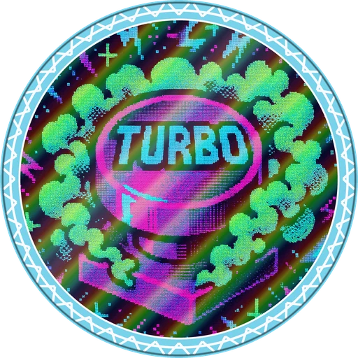 POG #315, Turbo Button, a Holographic pog from the Arcade series