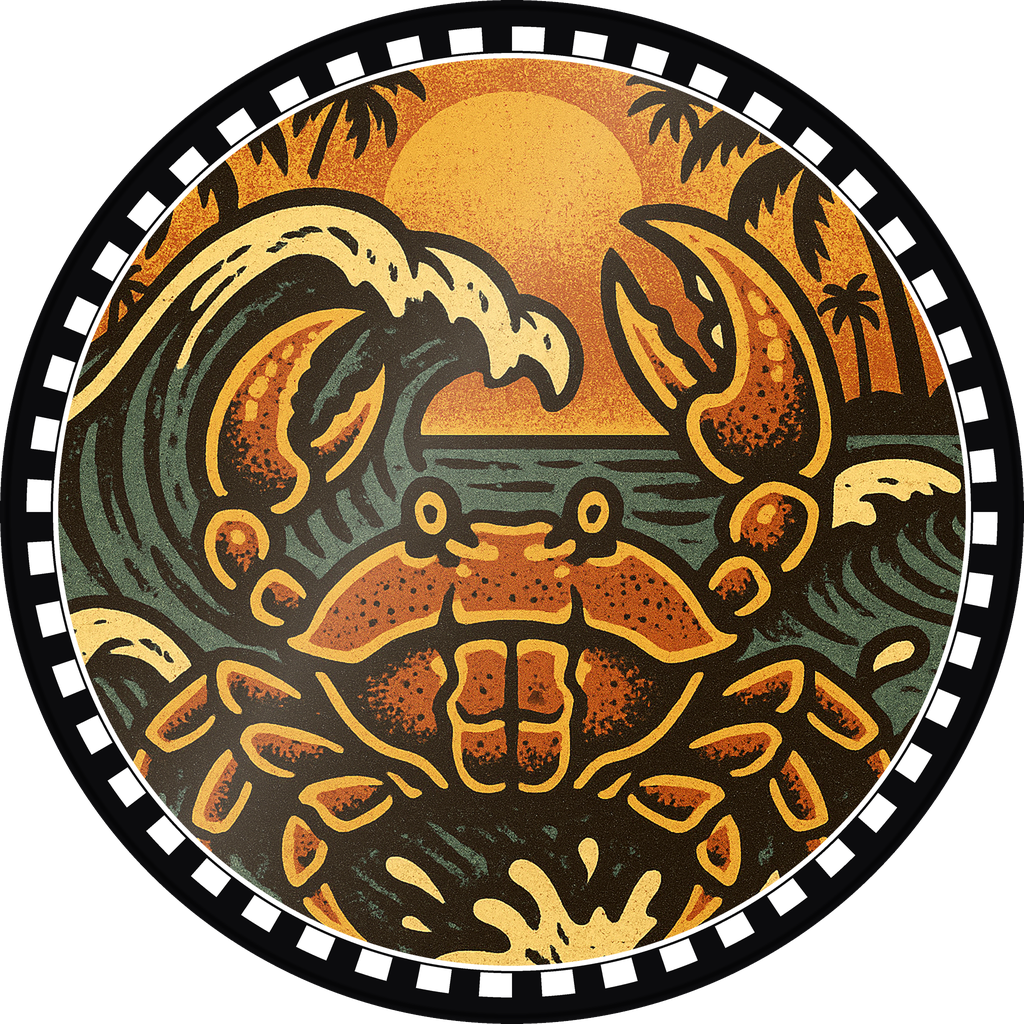 POG #319, Wax Bar Crab, a Gloss pog from the Surf series