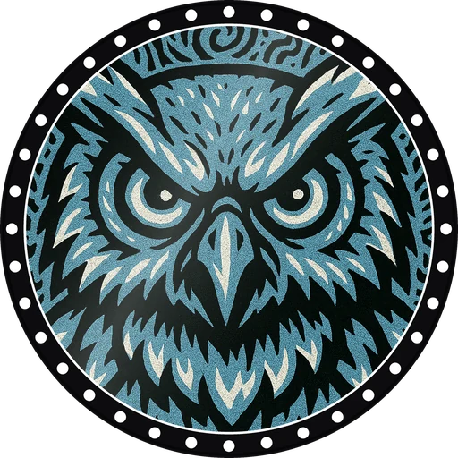 POG #32, Ollie Owl, a Gloss pog from the Skate series