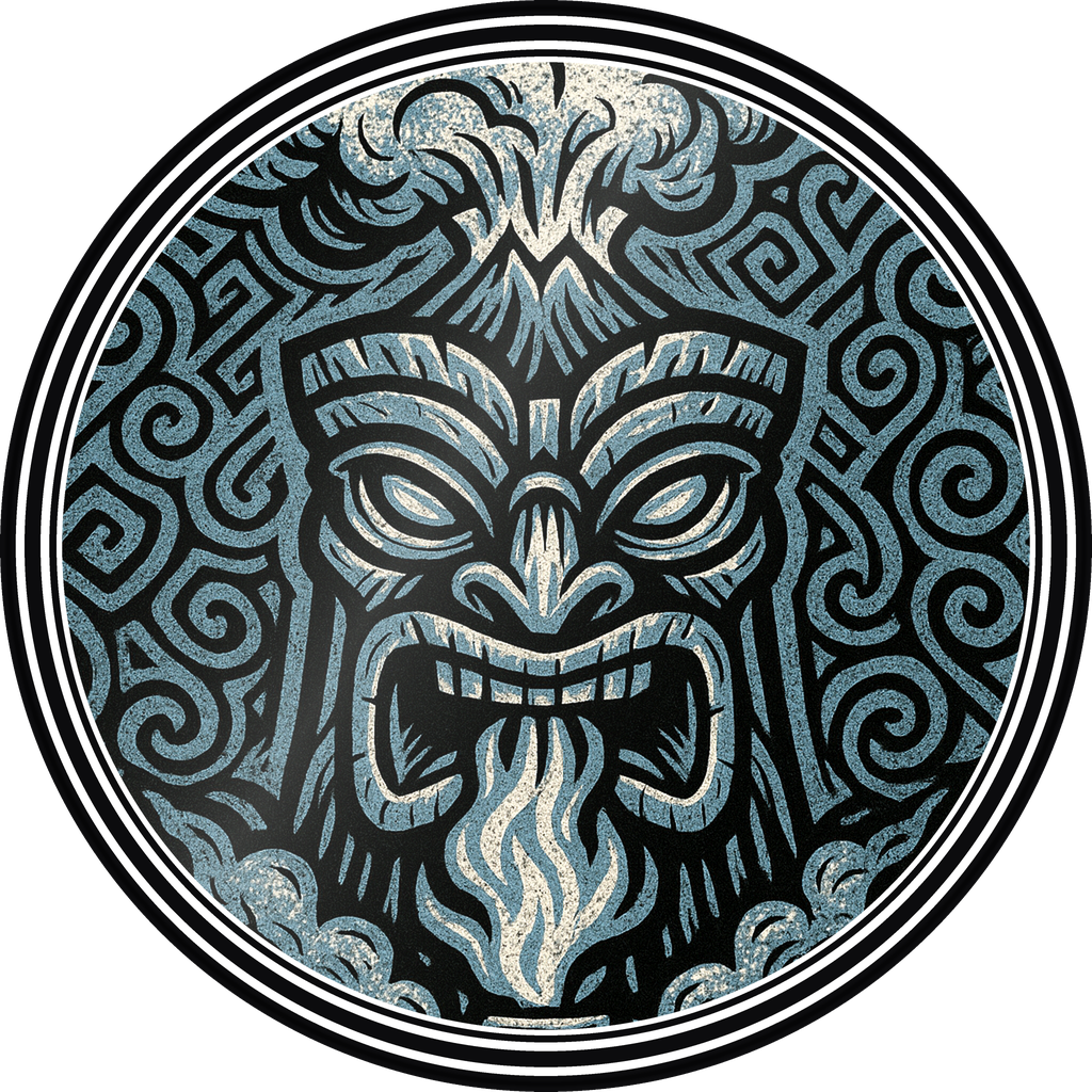 POG #325, Torch Tongue, a Gloss pog from the Tiki series