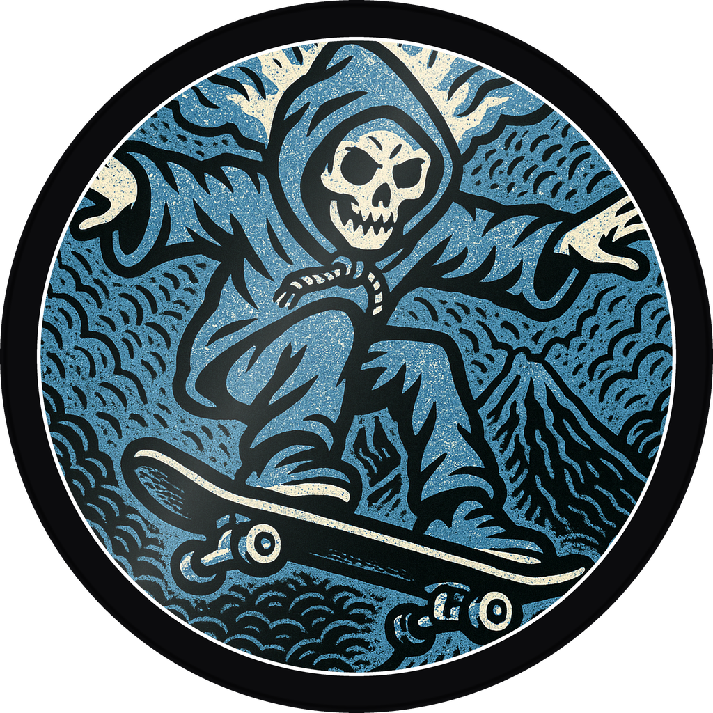 POG #329, Nose Slide Nomad, a Gloss pog from the Skate series