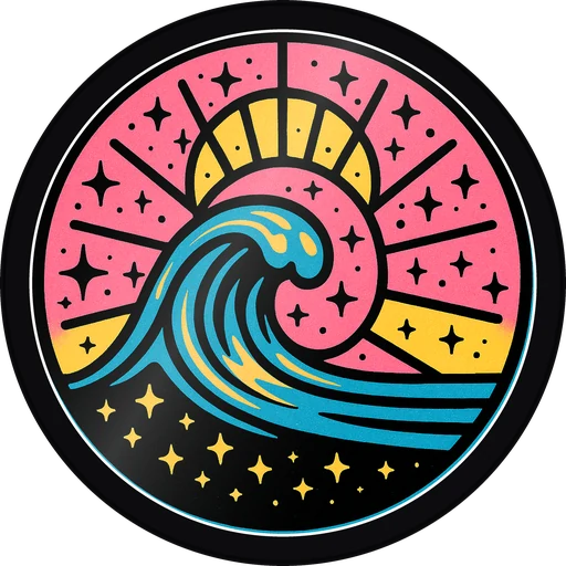 POG #333, Nebula Wave, a Gloss pog from the Cosmic series