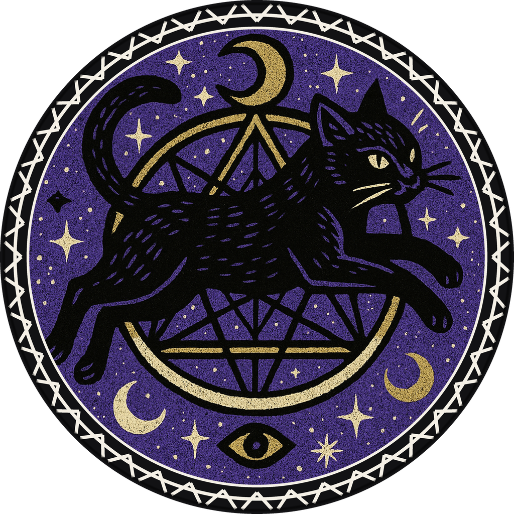 POG #338, Salt Circle Cat, a Matte pog from the Mystic series