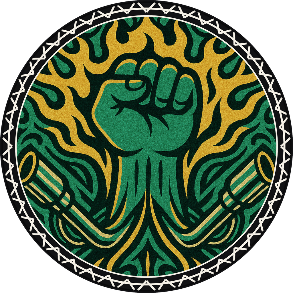 POG #352, Finish Line Fist, a Matte pog from the Speed series