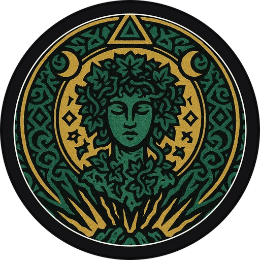 POG #353, Ivy Idol, a Matte pog from the Mystic series