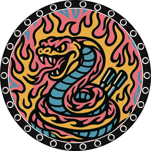 POG #375, Flame Fender, a Matte pog from the Speed series