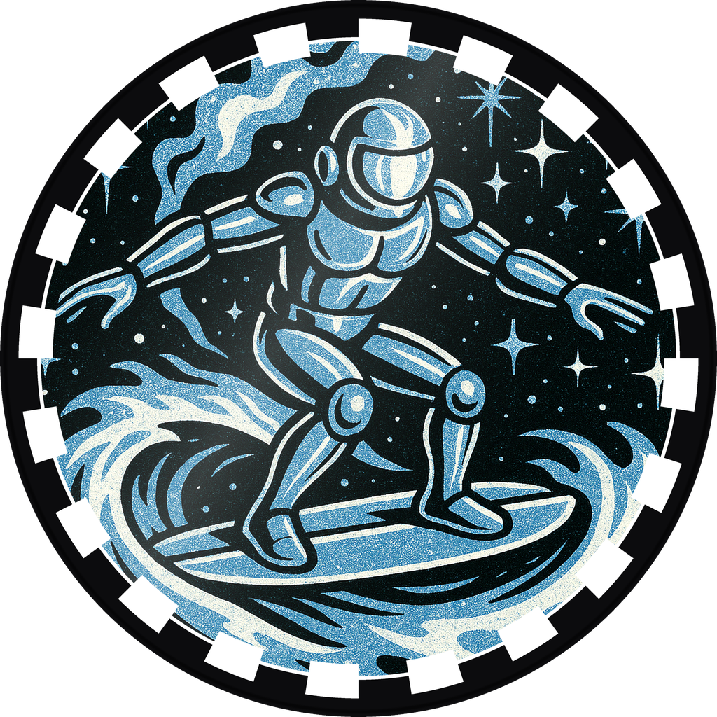 POG #376, Nebula Wave, a Gloss pog from the Cosmic series