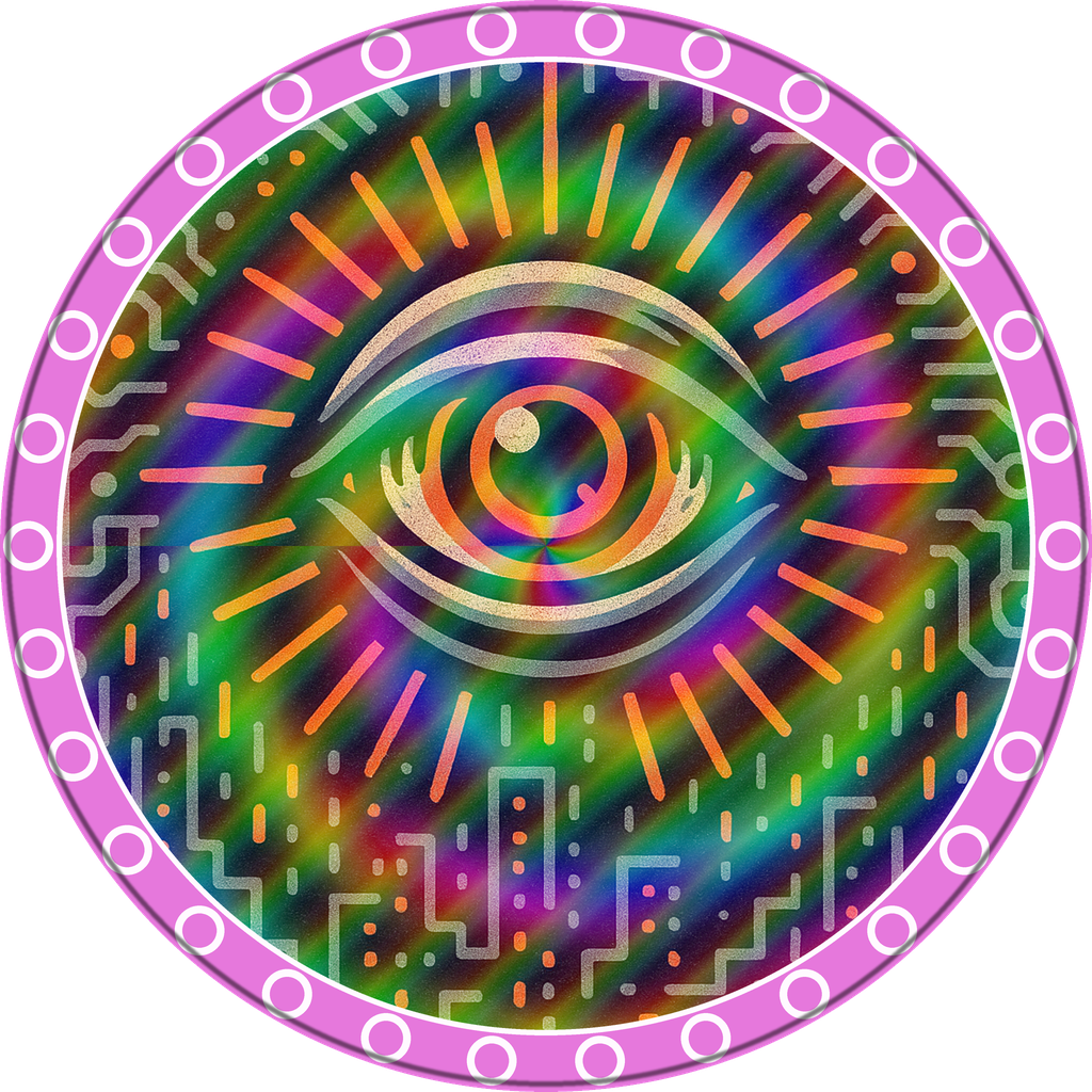 POG #392, Root Access Eye, a Prism pog from the Cyber series