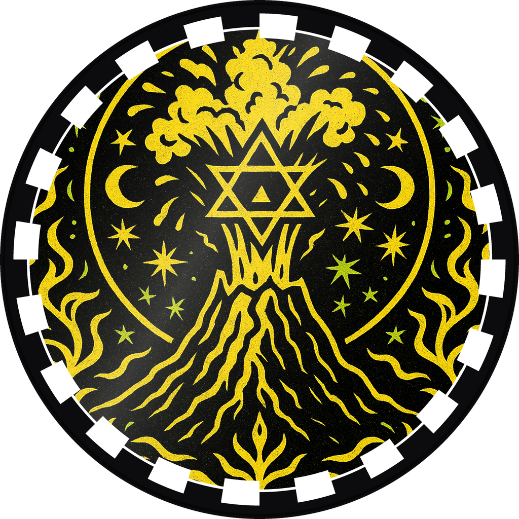 POG #394, Ember Sigil, a Gloss pog from the Mystic series