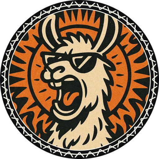 POG #398, Loud Llama, a Matte pog from the Critter series