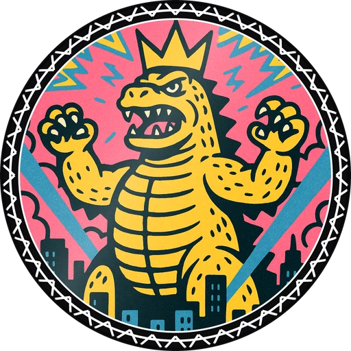 POG #400, Citystomper, a Gloss pog from the Kaiju series