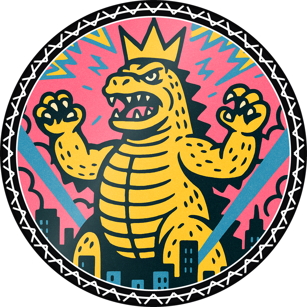 POG #400, Citystomper, a Gloss pog from the Kaiju series